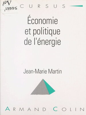 cover image of Économie et politique de l'énergie